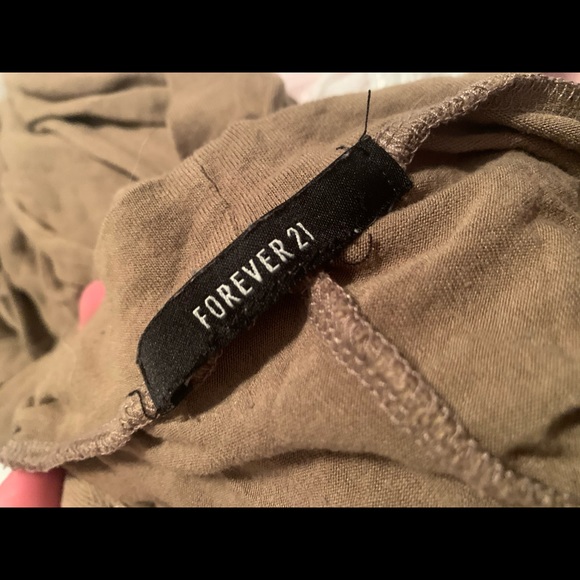 Forever21 Army Green mini dress - Picture 3 of 3